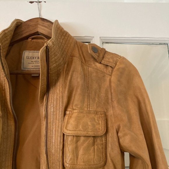 Lucky Brand Genuine Leather Jacket - Size XS - Picture 4 of 12